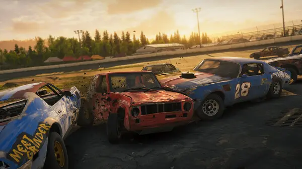لقطة شاشة من Wreckfest 2 - سيارة محطمة على المضمار
