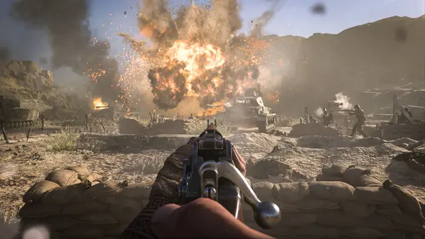 مشاهد من مهمة في لعبة Call of Duty: Vanguard